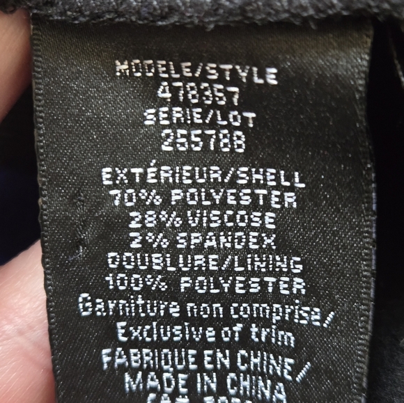 Marcona Electric Blue and Black Women's Sweater Cape With Sleeves. Size X/1X - Picture 12 of 14